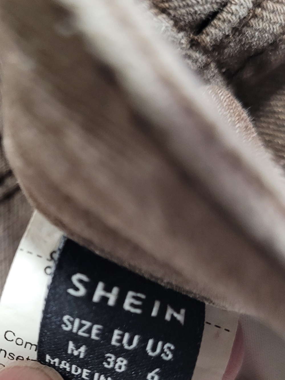 SHEIN Wide-Leg Jeans in Faded Brown - Picture 2 of 6